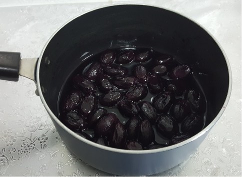 grapes boil